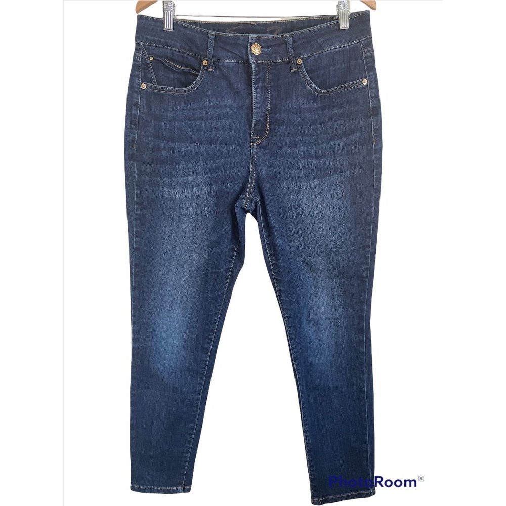 Seven7 Ultra High Rise Tummyless Women's Dark Wash Jeans